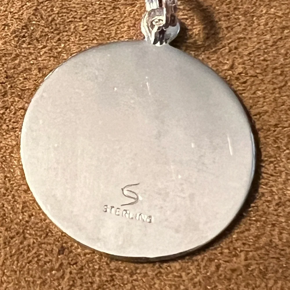 #1 Grand-Ma Silver-Tone Pendant Charm